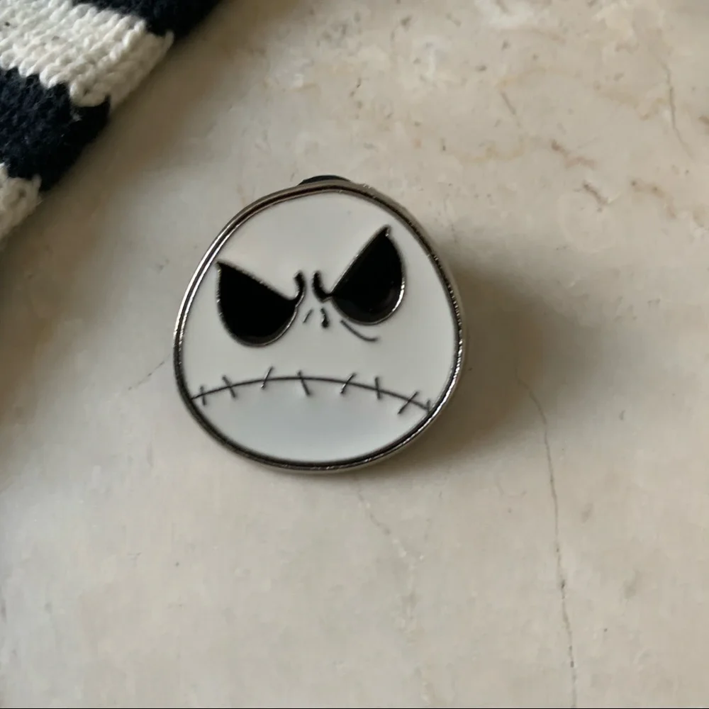 Nightmare Before Christmas Jack Skellington Stripe Gloves Pin Lot Disney